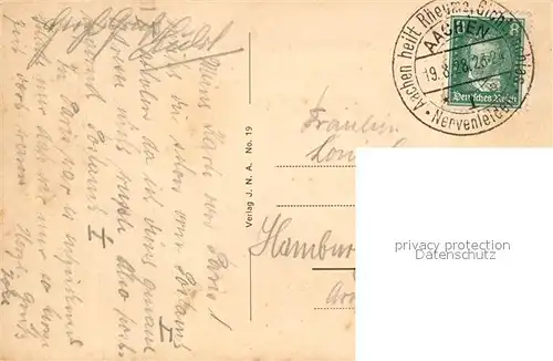 AK / Ansichtskarte Aachen Blick vom Marschiertor Aachen