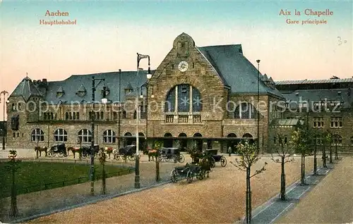 AK / Ansichtskarte Aachen Hauptbahnhof Aachen