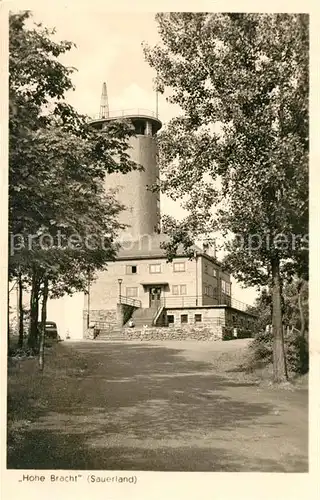 AK / Ansichtskarte Kirchhundem Aussichtsturm Hohe Bracht Kirchhundem