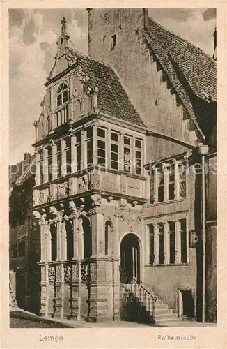 AK / Ansichtskarte Lemgo Rathauslaube Lemgo