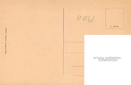 AK / Ansichtskarte Lemgo Rathauslaube Lemgo