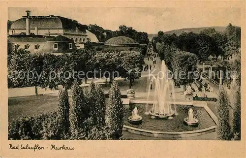 AK / Ansichtskarte Bad_Salzuflen Kurhaus Sprudel Bad_Salzuflen