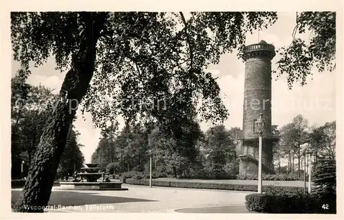 AK / Ansichtskarte Barmen_Wuppertal Toelleturm Barmen Wuppertal