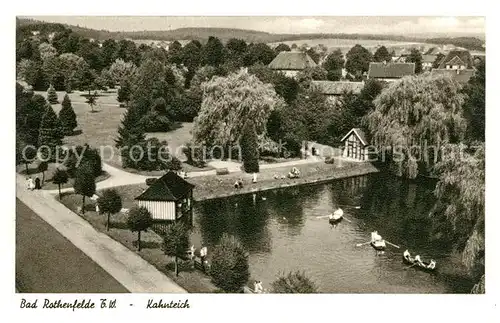 AK / Ansichtskarte Bad_Rothenfelde Kahnteich Bad_Rothenfelde
