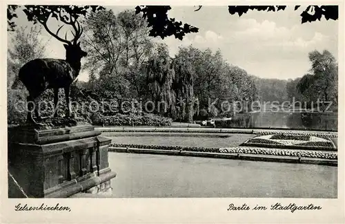 AK / Ansichtskarte Gelsenkirchen Partie im Stadtgarten Gelsenkirchen