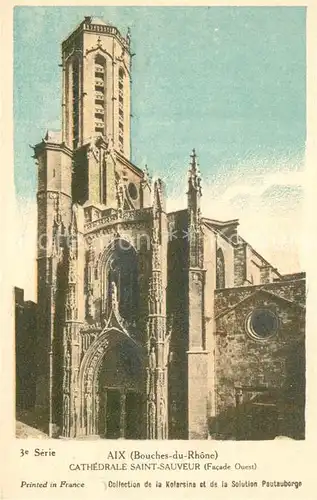 AK / Ansichtskarte Aix en Provence Cathedrale Saint Sauveur Aix en Provence
