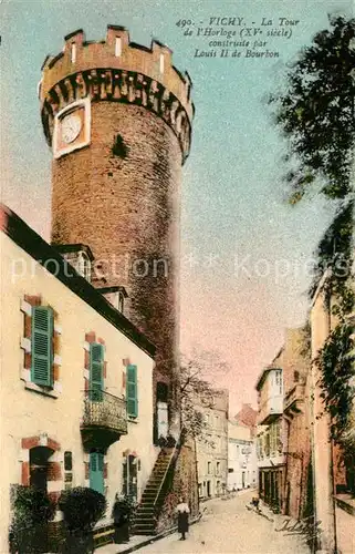 AK / Ansichtskarte Vichy_Allier La Tour de lHorloge  Vichy Allier