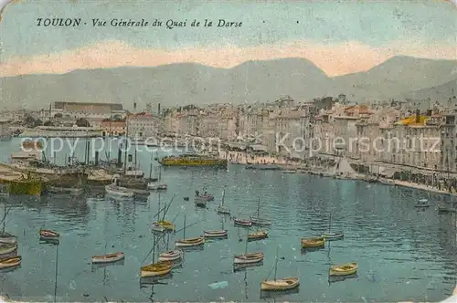 AK / Ansichtskarte Toulon_Var Vue Generale du Quai de la Darse Toulon_Var