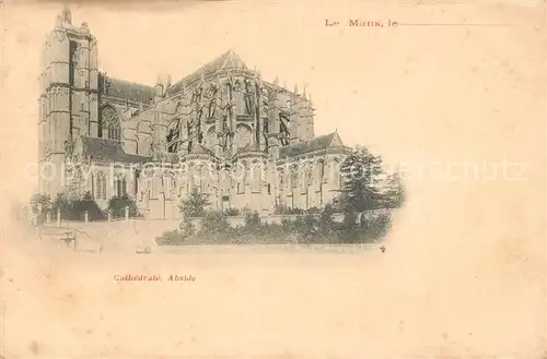 AK / Ansichtskarte Le_Mans_Sarthe Cathedrale Abside Le_Mans_Sarthe