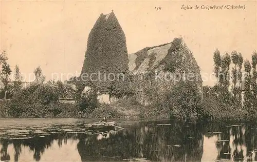 AK / Ansichtskarte Criquebeuf en Caux Eglise de Criqueboeuf Criquebeuf en Caux