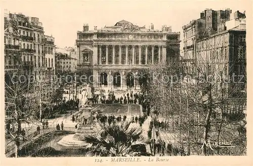 AK / Ansichtskarte Marseille_Bouches du Rhone La Bourse Marseille