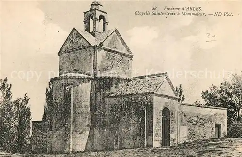 AK / Ansichtskarte Arles_Bouches du Rhone Chapelle Sainte Croix a Montmajour Arles_Bouches du Rhone