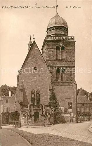 AK / Ansichtskarte Paray le Monial Tour St Nicolas Paray le Monial