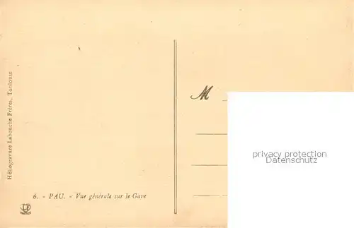 AK / Ansichtskarte Pau Vue generale sur le Gave Pau