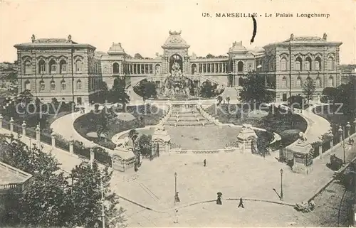 AK / Ansichtskarte Marseille_Bouches du Rhone Le Palais Longchamp Marseille