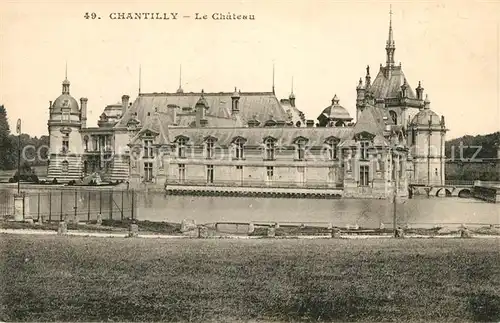 AK / Ansichtskarte Chantilly Le Chateau Chantilly