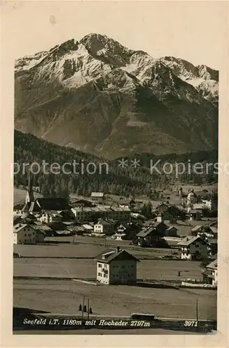 AK / Ansichtskarte Seefeld_Tirol mit Hocheder Seefeld Tirol