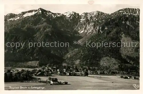 AK / Ansichtskarte Bayrisch_Gmain_Tirol mit Lattengebirge Bayrisch_Gmain_Tirol