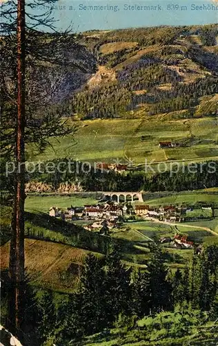 AK / Ansichtskarte Steinhaus_am_Semmering Panorama Steinhaus_am_Semmering