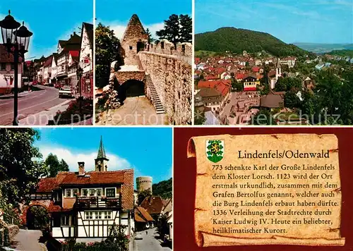 AK / Ansichtskarte Lindenfels_Odenwald  Lindenfels Odenwald