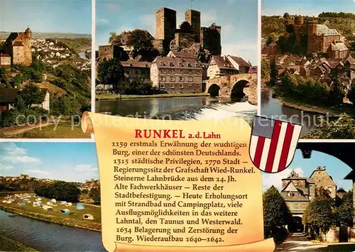 AK / Ansichtskarte Runkel_Lahn  Runkel_Lahn