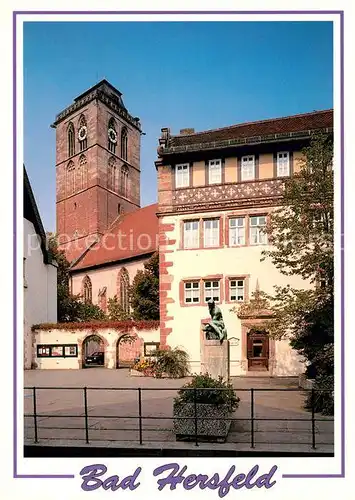 AK / Ansichtskarte Bad_Hersfeld Kirchturm Kuesterhaus  Bad_Hersfeld