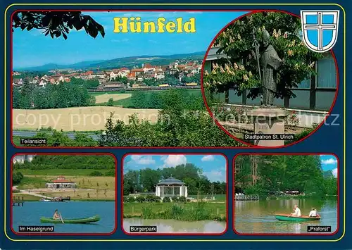 AK / Ansichtskarte Huenfeld Buergerpark Praforst Haselgrund St. Ulrich  Huenfeld