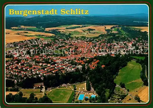 AK / Ansichtskarte Schlitz Fliegeraufnahme Schlitz