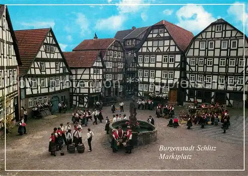 AK / Ansichtskarte Schlitz Marktplatz  Schlitz