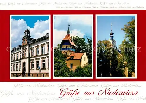 AK / Ansichtskarte Niederwiesa Schloss Kirche Niederwiesa