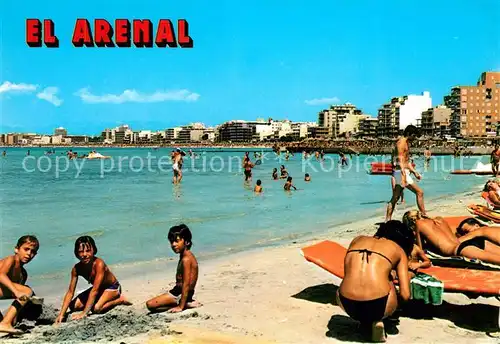 AK / Ansichtskarte El_Arenal_Mallorca Strand Hotels El_Arenal_Mallorca