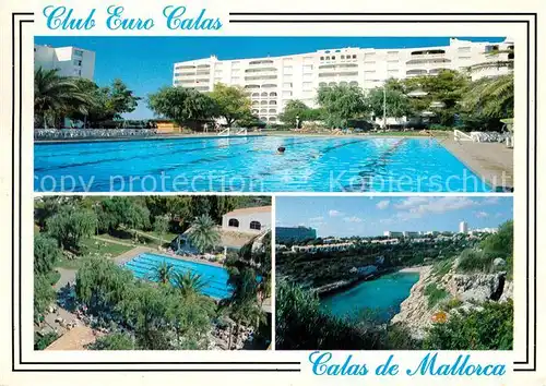 AK / Ansichtskarte Calas_de_Mallorca Club Euro Calas Swimming Pool Calas_de_Mallorca