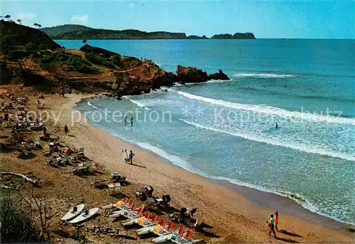 AK / Ansichtskarte Paguera_Mallorca_Islas_Baleares Playa Strand Kuestenpanorama Paguera_Mallorca