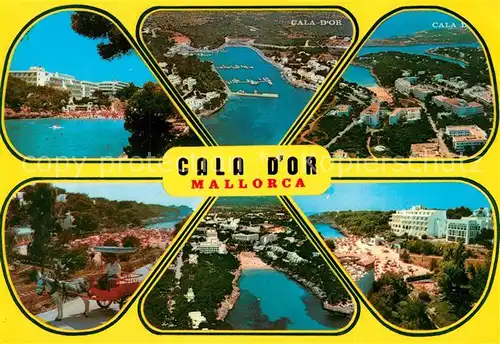 AK / Ansichtskarte Cala_d_Or Bucht Strand Hafen Hotels Ferienanlagen Fliegeraufnahme Cala_d_Or