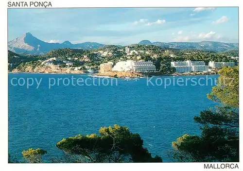 AK / Ansichtskarte Santa_Ponca_Mallorca_Islas_Baleares Panorama Hotels am Meer Santa_Ponca