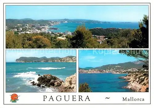 AK / Ansichtskarte Paguera_Mallorca_Islas_Baleares Panorama Kueste Paguera_Mallorca