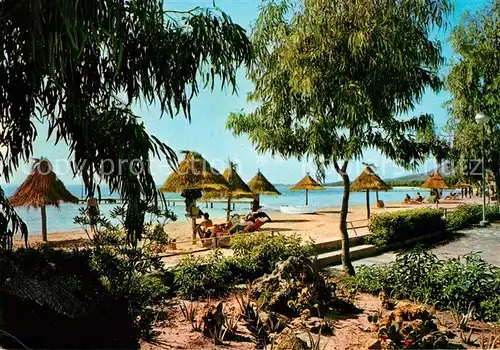 AK / Ansichtskarte Alcudia_Mallorca Detalle de la playa Strand Alcudia Mallorca