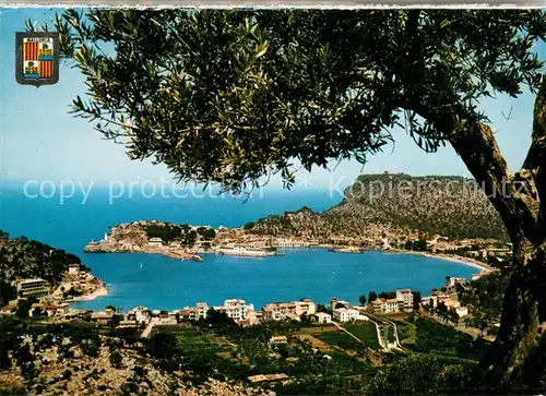 AK / Ansichtskarte Soller_Mallorca Vista panoramica Puerto Soller_Mallorca