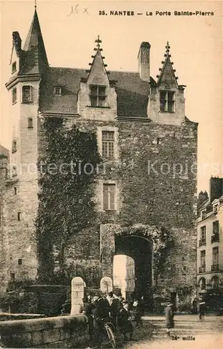 AK / Ansichtskarte Nantes_Loire_Atlantique La Porte Sainte Pierre Nantes_Loire_Atlantique