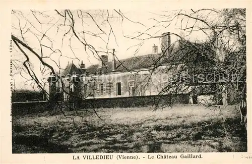 AK / Ansichtskarte La_Villedieu du Clain Le Chateau Gaillard La_Villedieu du Clain