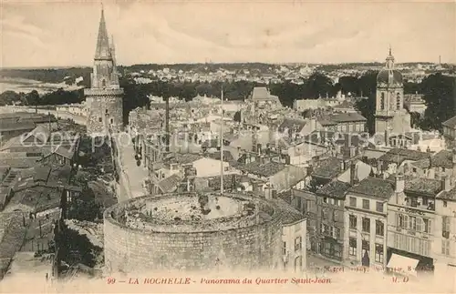 AK / Ansichtskarte La_Rochelle_Charente Maritime Panorama du Quartier Saint Jean La_Rochelle