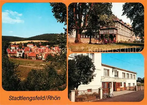 AK / Ansichtskarte Stadtlengsfeld Ortspanorama Sanatorium Gasthaus Stadtlengsfeld