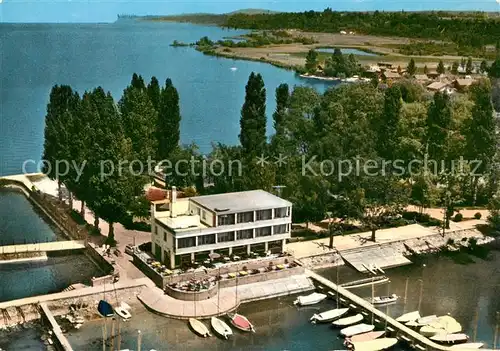 AK / Ansichtskarte Estavayer le Lac Fliegeraufnahme  Estavayer le Lac