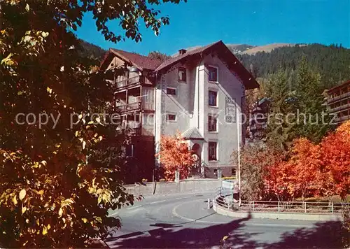 AK / Ansichtskarte Davos_Platz_GR Pension Heiligkreuz Davos_Platz_GR