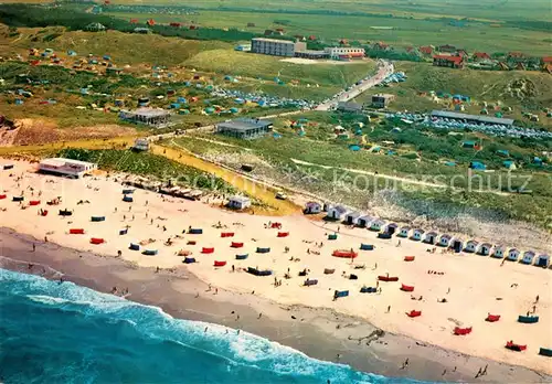 AK / Ansichtskarte Texel Fliegeraufnahme Ke Koog aam Zee Strand Texel