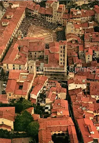 AK / Ansichtskarte Arezzo Fliegeraufnahme Altstadt Arezzo
