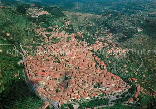 AK / Ansichtskarte Cortona Fliegeraufnahme Cortona
