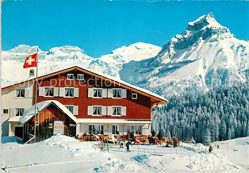 AK / Ansichtskarte Engelberg_OW Restaurant Gerschnialp Cafe Ritz Engelberg OW