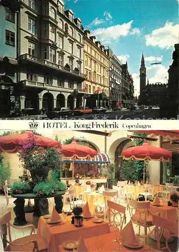 AK / Ansichtskarte Kopenhagen Hotel Kong Frederik Kopenhagen