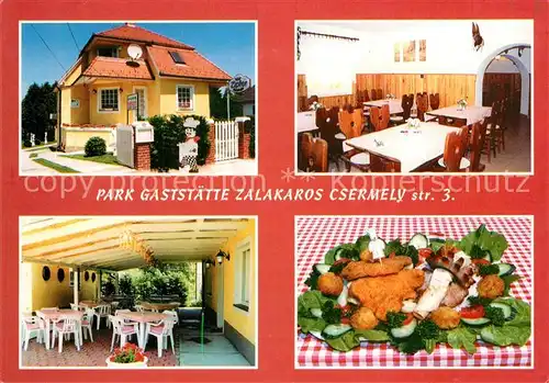 AK / Ansichtskarte Zalakaros Park Restaurant Zalakaros